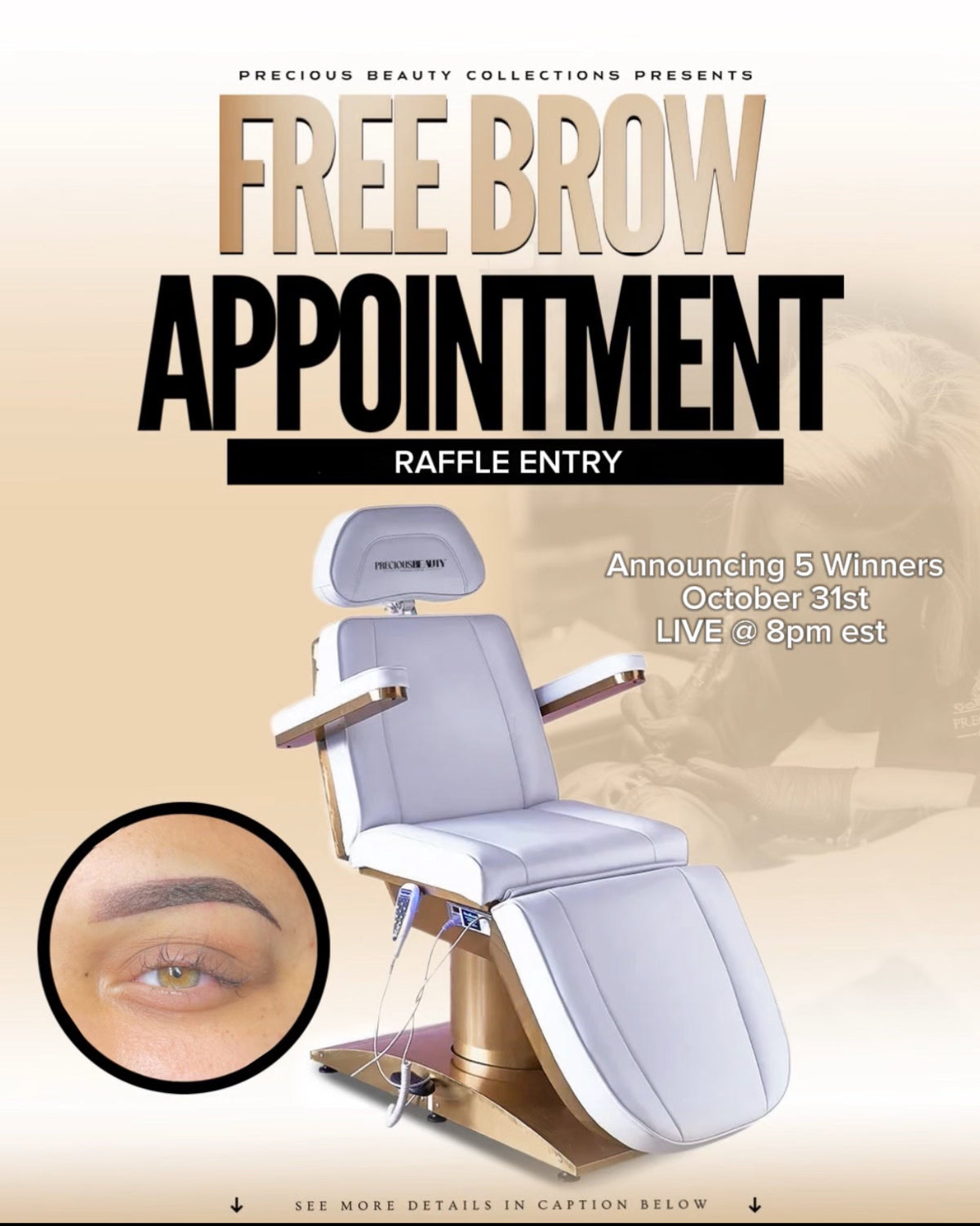 FREE BROWS RAFFLE