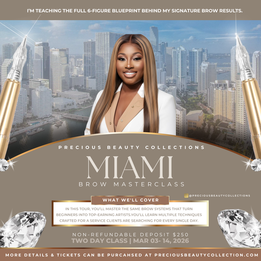 MIAMI 3/14-3/15 | BROW MASTER CLASS