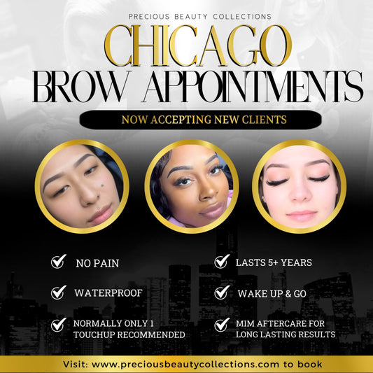 Chicago Brows Brow Services – Precious Beauty Collection